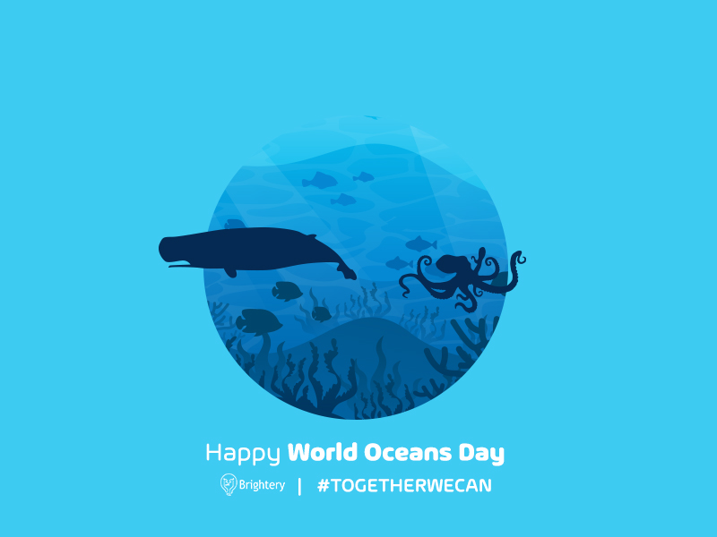 Happy World Oceans Day Keep The Oceans Clean Brightery