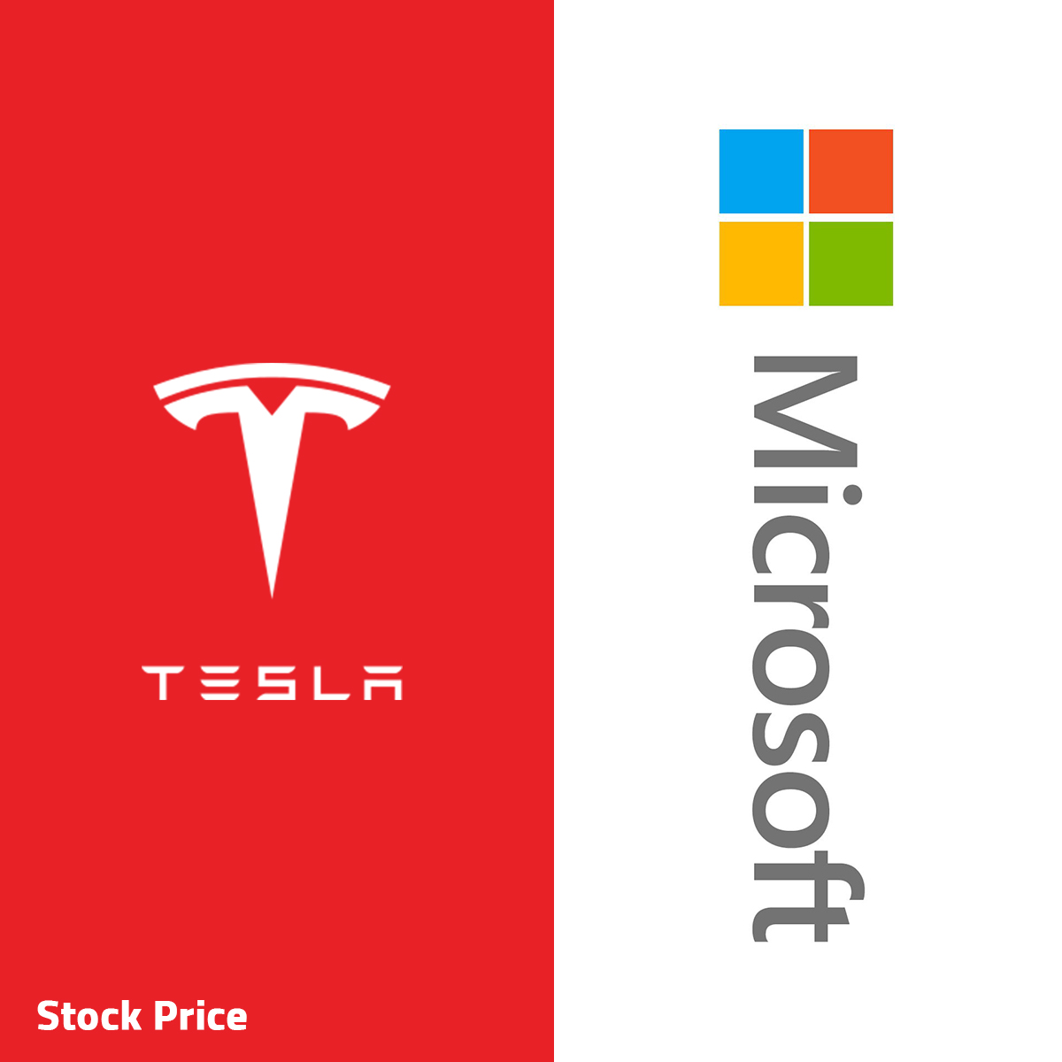 Big Companies Of The World Tesla Earnings V.S. Microsoft Earnings ...