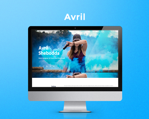 Avril - Premium Free bootstrap templates