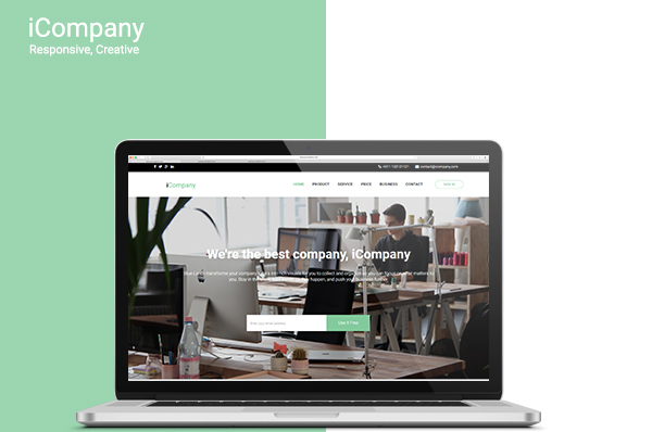 iCompany - Premium HTML5 Template