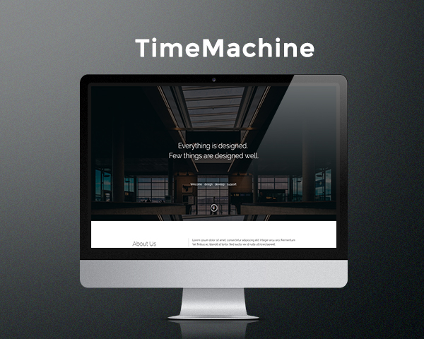 Time Machine - Premium HTML5 Template