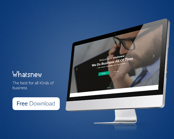 WhatsNew - html5 template
